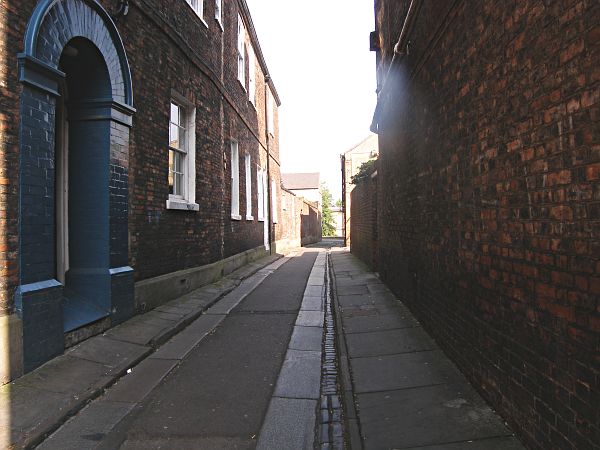 Looking towards Toft Green and Tanner Row.
