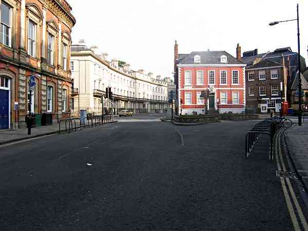 Looking towards Duncombe Place.