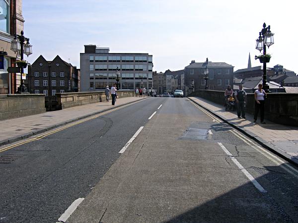 Looking towards the river and Ousegate.