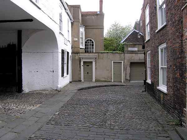 Looking towards the Minster.