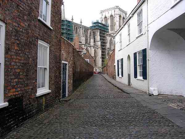 Looking towards the Minster.