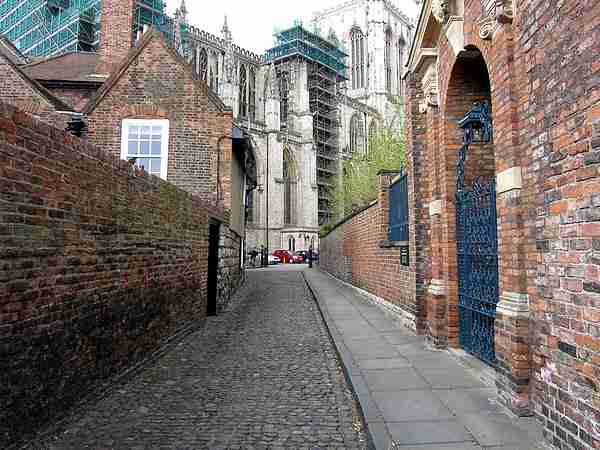 Looking towards the Minster.