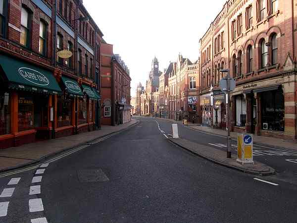 Leading to the Castle and then on to Fulford and the south.