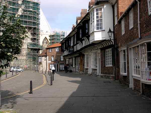 Looking towards the Minster.
