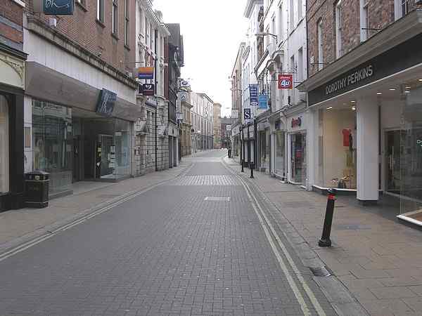 Looking towards Spurriergate.