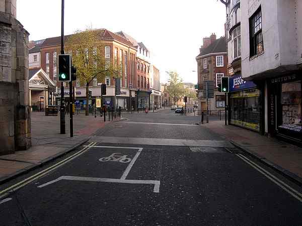 Looking north east into Pavement