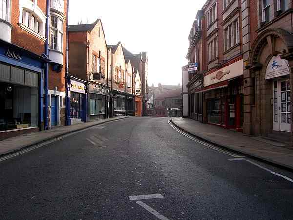 Looking north east towards Pavement.