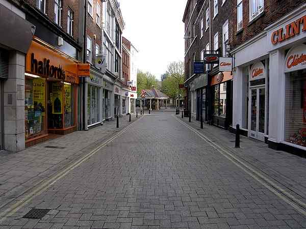 Looking towards St Sampson's Square.
