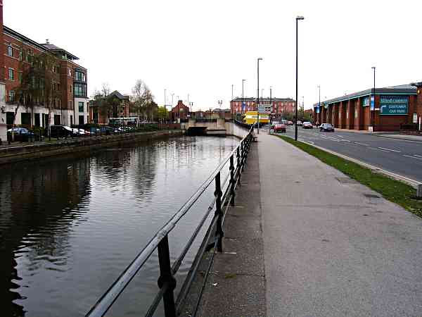 Looking towards Peasholme Green and Layerthorpe Postern.