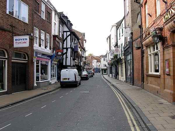 Looking towards the Church Street and St Sampson's Square.