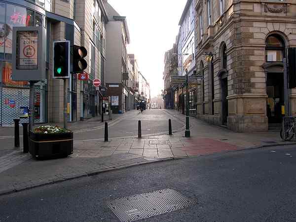 Looking north east towards Pavement.