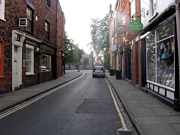 Looking towards Duncombe Place and the Minster.