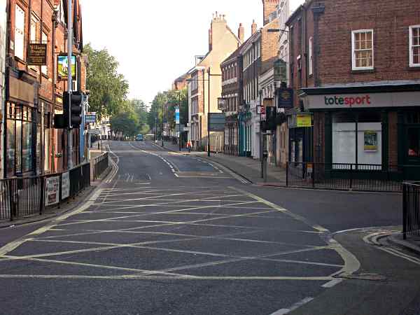Looking along Bootham.