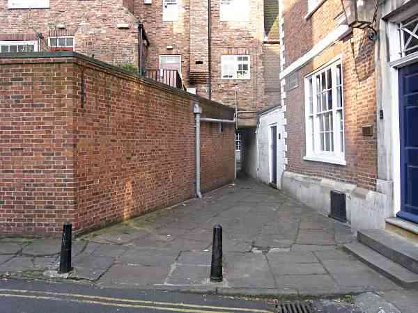 Looking towards High Petergate.
