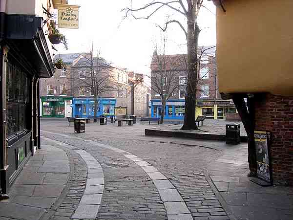 Looking at the site of ... Church..