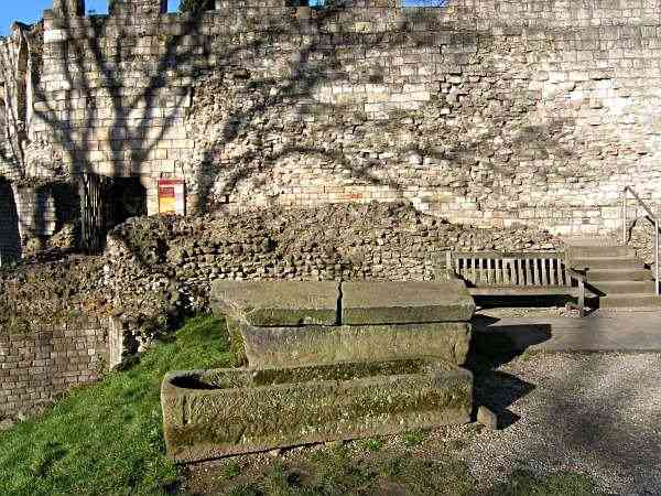 Roman and medieval artifacts.