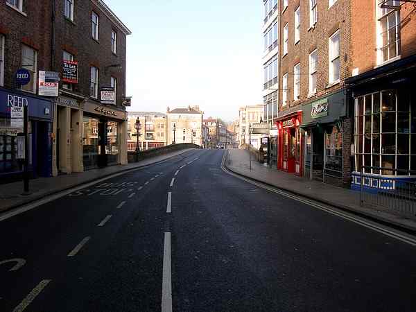 Looking south west towards Ouse Bridge and Micklegate.