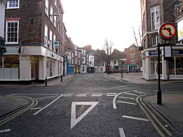 Looking towards the Kings Square.