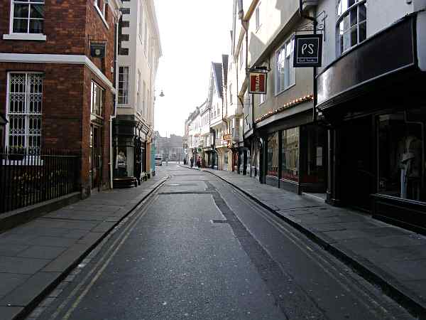 Looking towards the Kings Square.