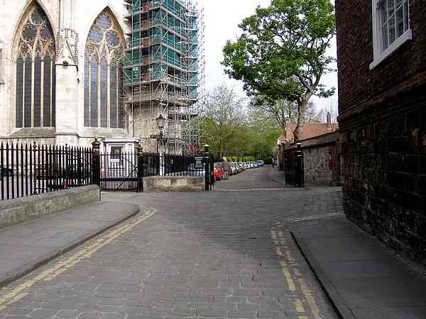 Looking towards the Deanery.