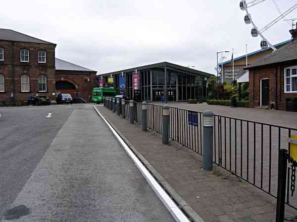 Looking towards the National Railway Museum.