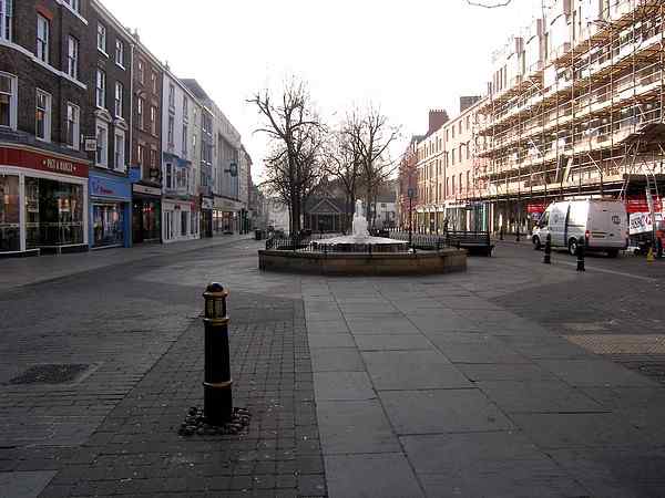 Looking south east towards Pavement.