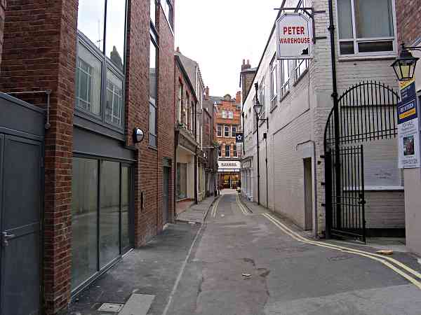 Looking towards Market Street.
