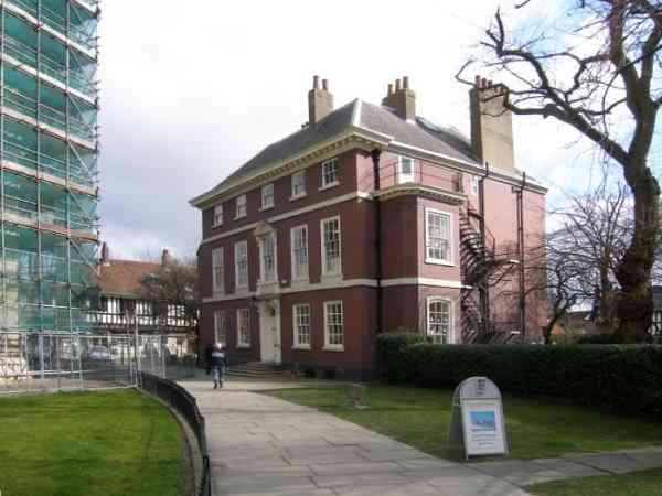 Heading round the east end of the Minster towards College Street.