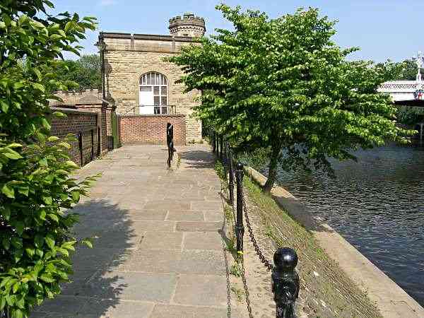 On the south bank of the river looking towards Lendal Bridge.