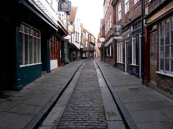 Looking north west towards King's Square.