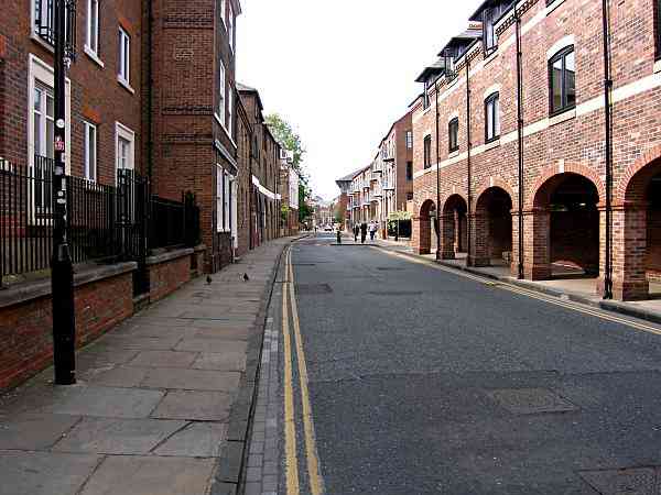 Looking towards Micklegate and Ouse Bridge.