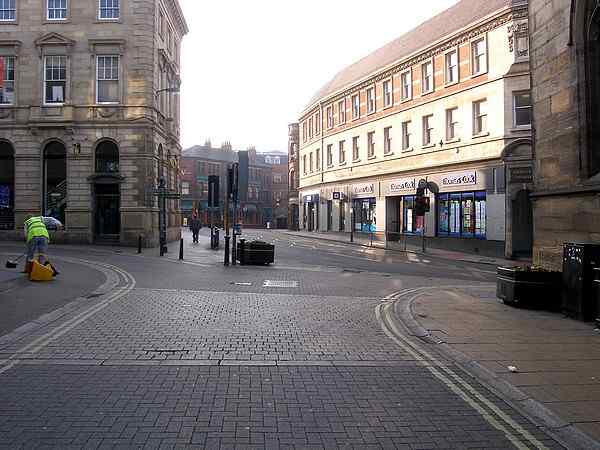 Looking north west towards Coney Street.