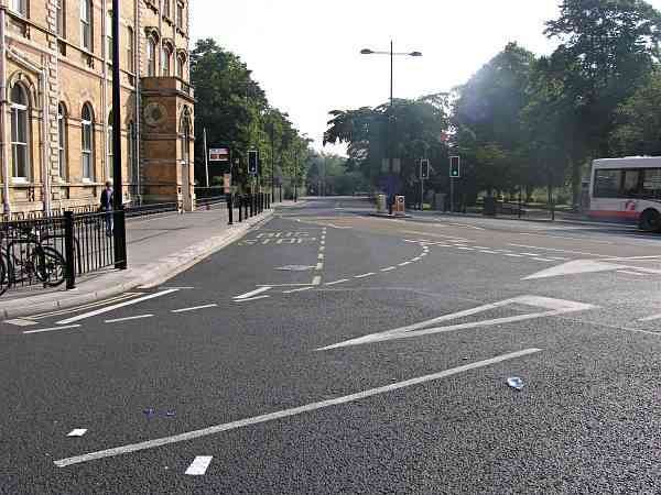 Heading towards the City.