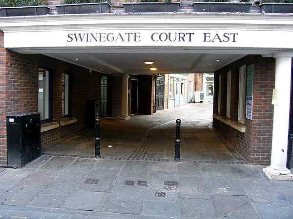 Looking towards the Swinegate end.