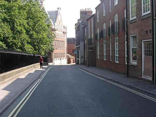 Looking towards Rougier Street and the river.