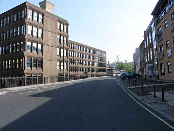 Looking towards Tanner Row.