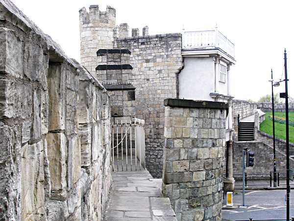 Looking towards Walmgate Bar.