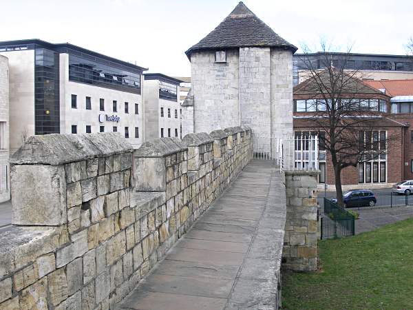  Looking at Fishergate Postern.